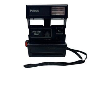 Polaroid OneStep Flash 600 Instant Camera UNTESTED, Classic 80s Model